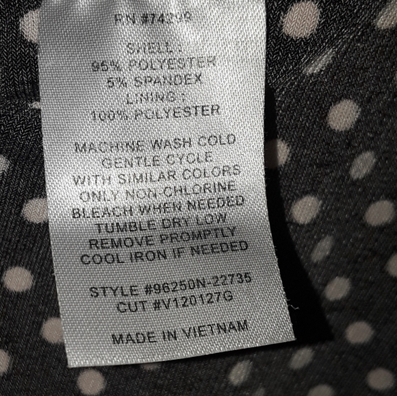 Pretty Polka Dot Dress Size 14W - Picture 4 of 4